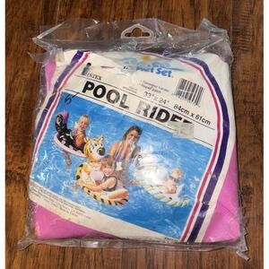 Intex Vintage Sealed 1991 Inflatable Pool Rider -  Intex The Wet Set #59570 Pink